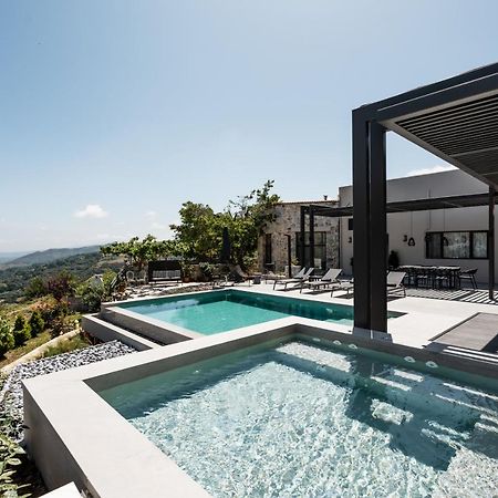 Asi Gonia Eumelia Iconic Villa, With Heated Pool & Whirlpool, By Thinkvilla מראה חיצוני תמונה
